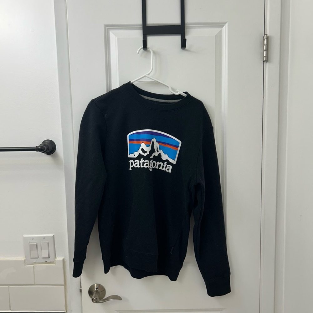 Patagonia Men's Black Crewneck Sweater